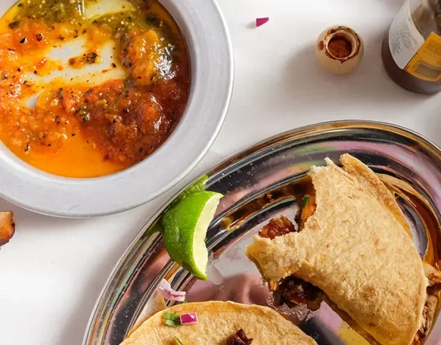 Salsa Shop kitchen and dishes