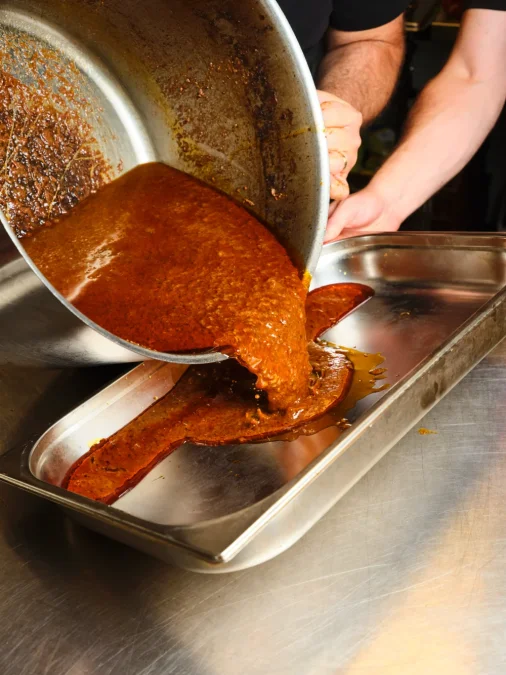 Salsa Shop kitchen and dishes